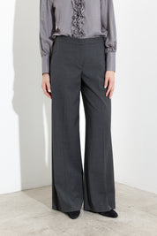 Pantaloni sartoriali a palazzo a vita alta