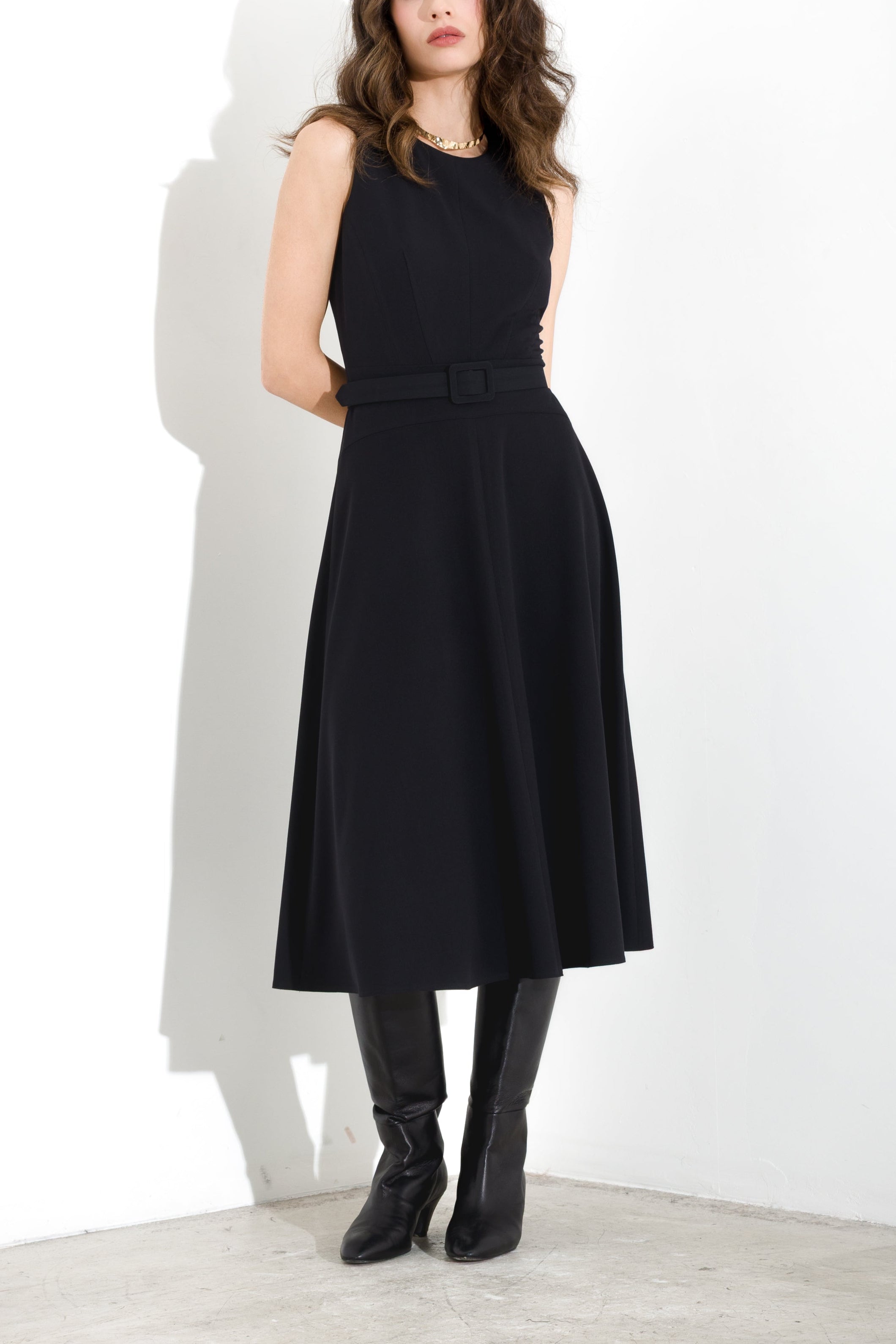 Abito midi in flanella