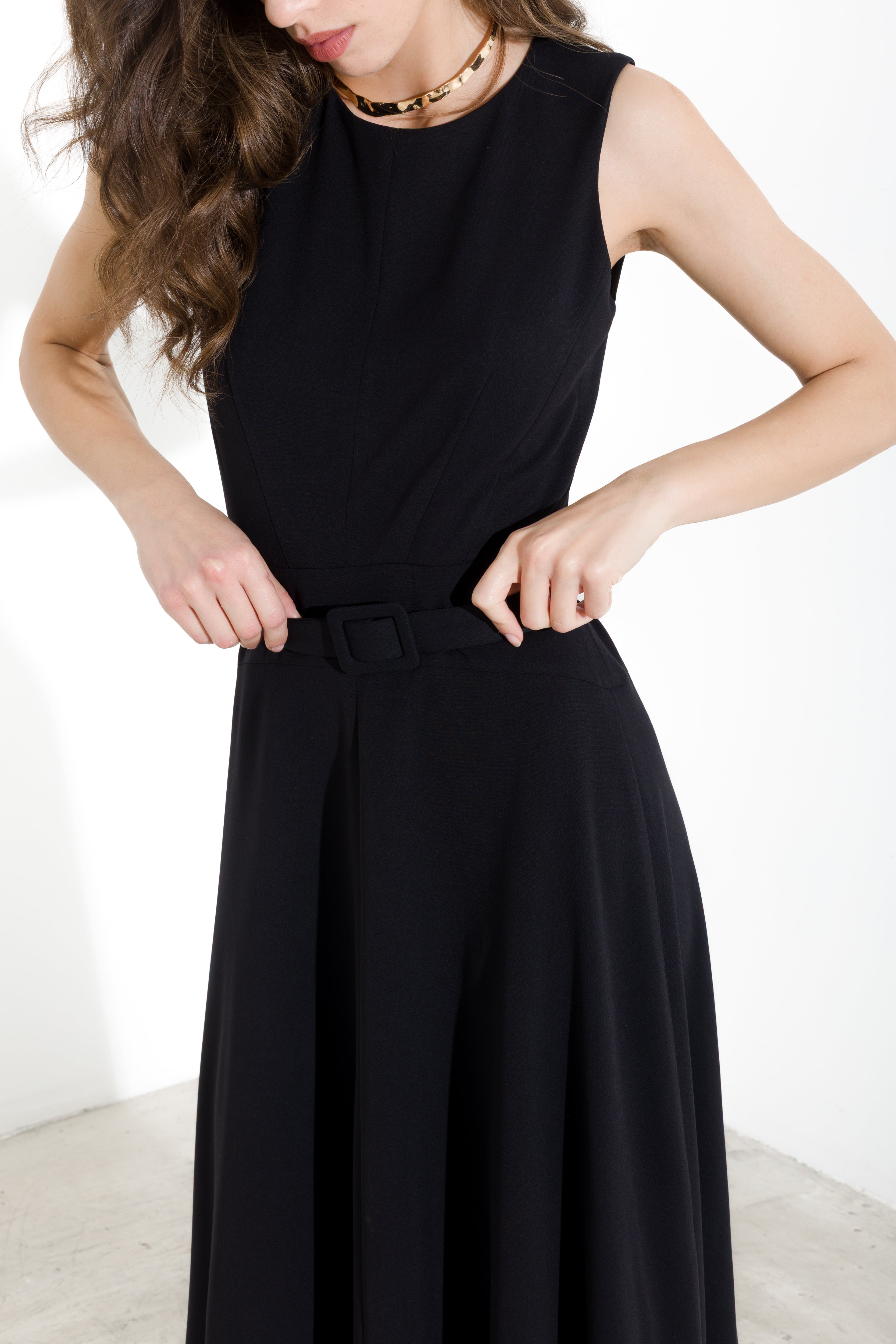 Abito midi in flanella