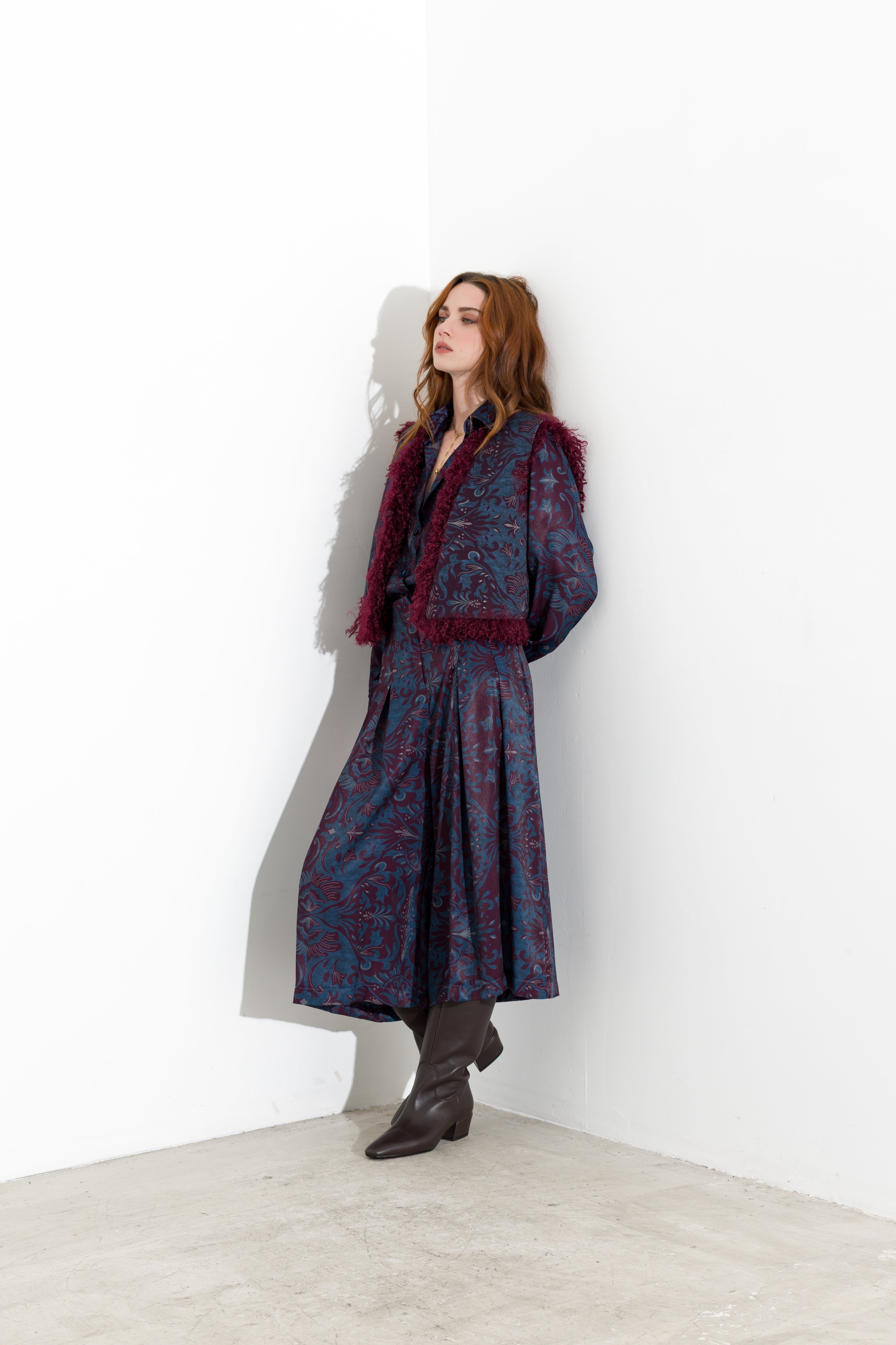 Gonna pantalone stampata - Compagnia Italiana