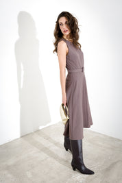 Abito midi in flanella