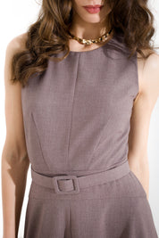 Abito midi in flanella