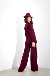 Pantalone in tela lana