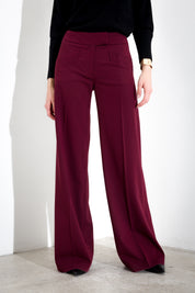 Pantalone in tela lana
