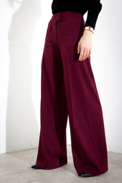 Pantalone in tela lana