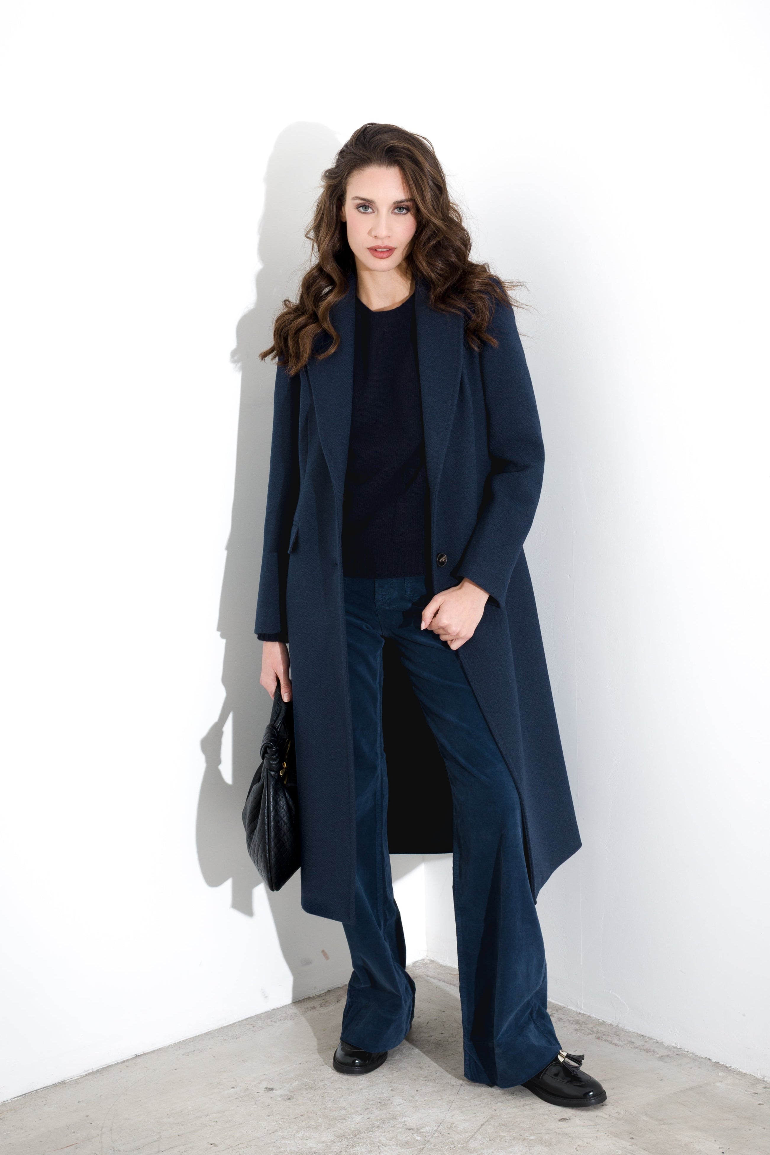 Cappotto in panno battuto