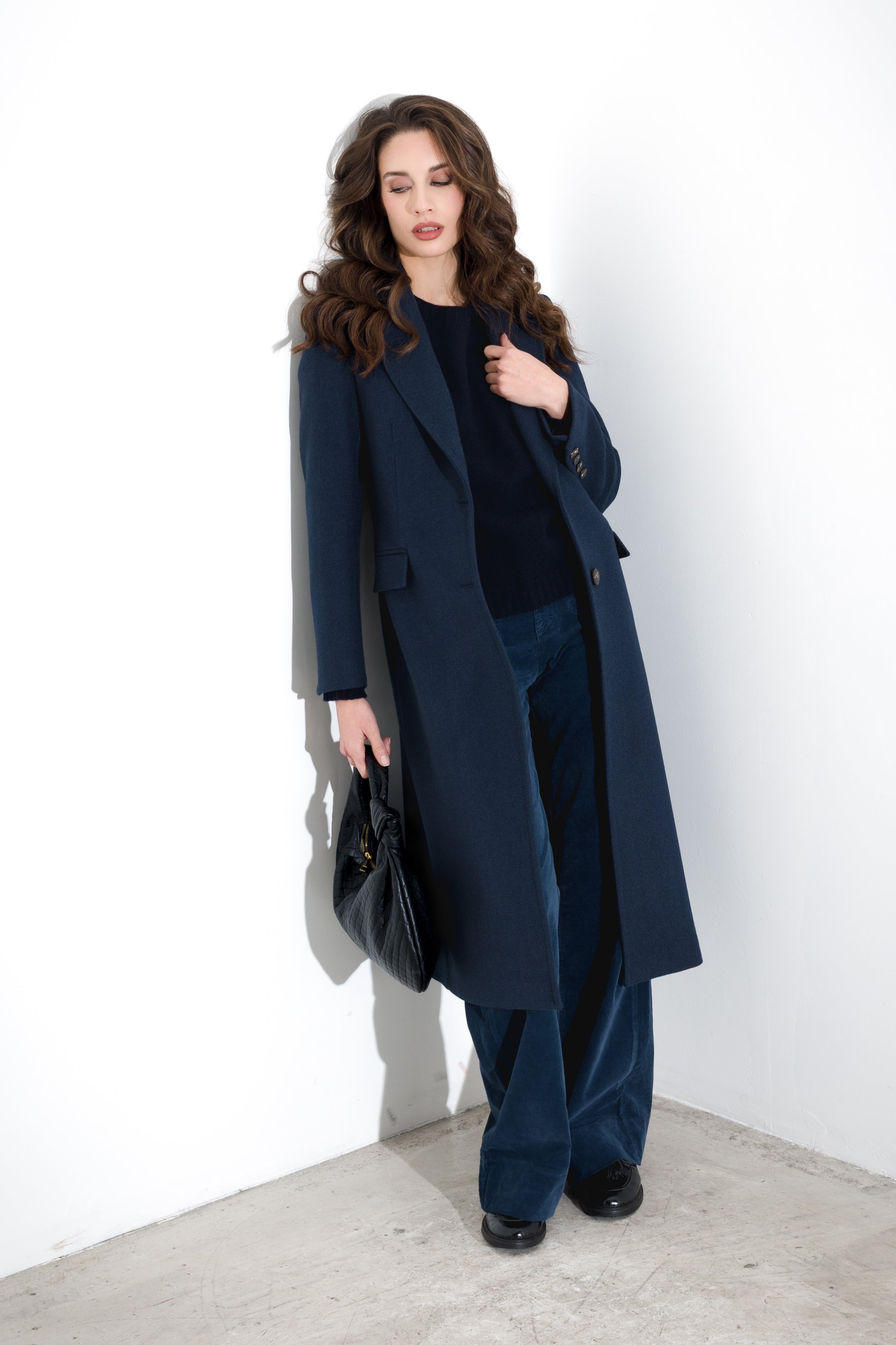 Cappotto in panno battuto