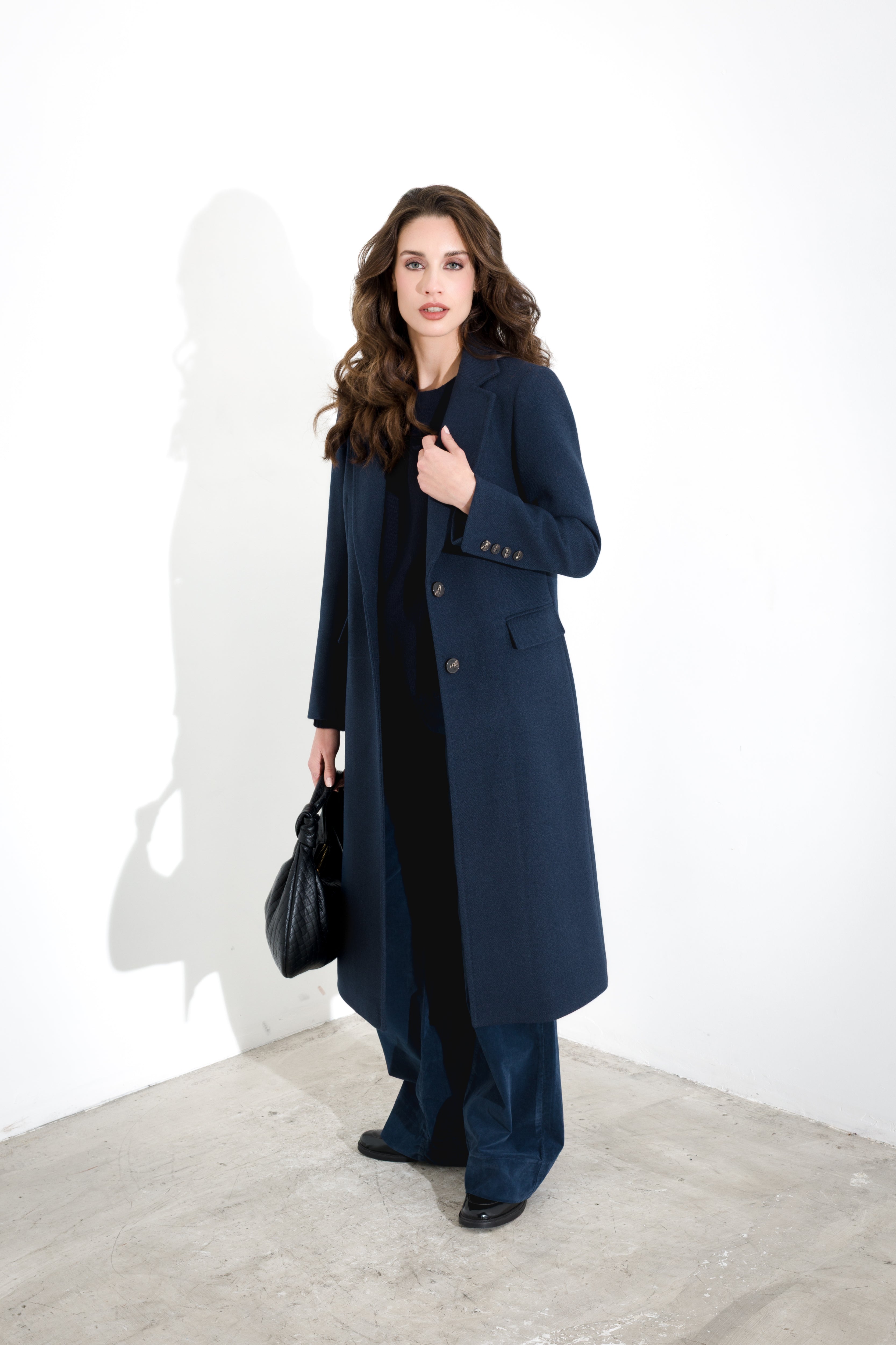 Cappotto in panno battuto