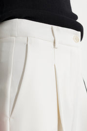 Pantaloni palazzo con pinces