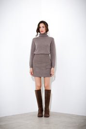 Maglia dolcevita in lana e cachemire FRIENDLY SWEATER