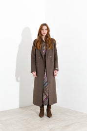 Cappotto lungo con cintura