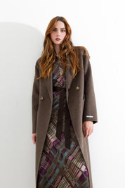 Cappotto lungo con cintura