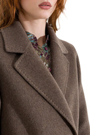 Cappotto lungo con cintura