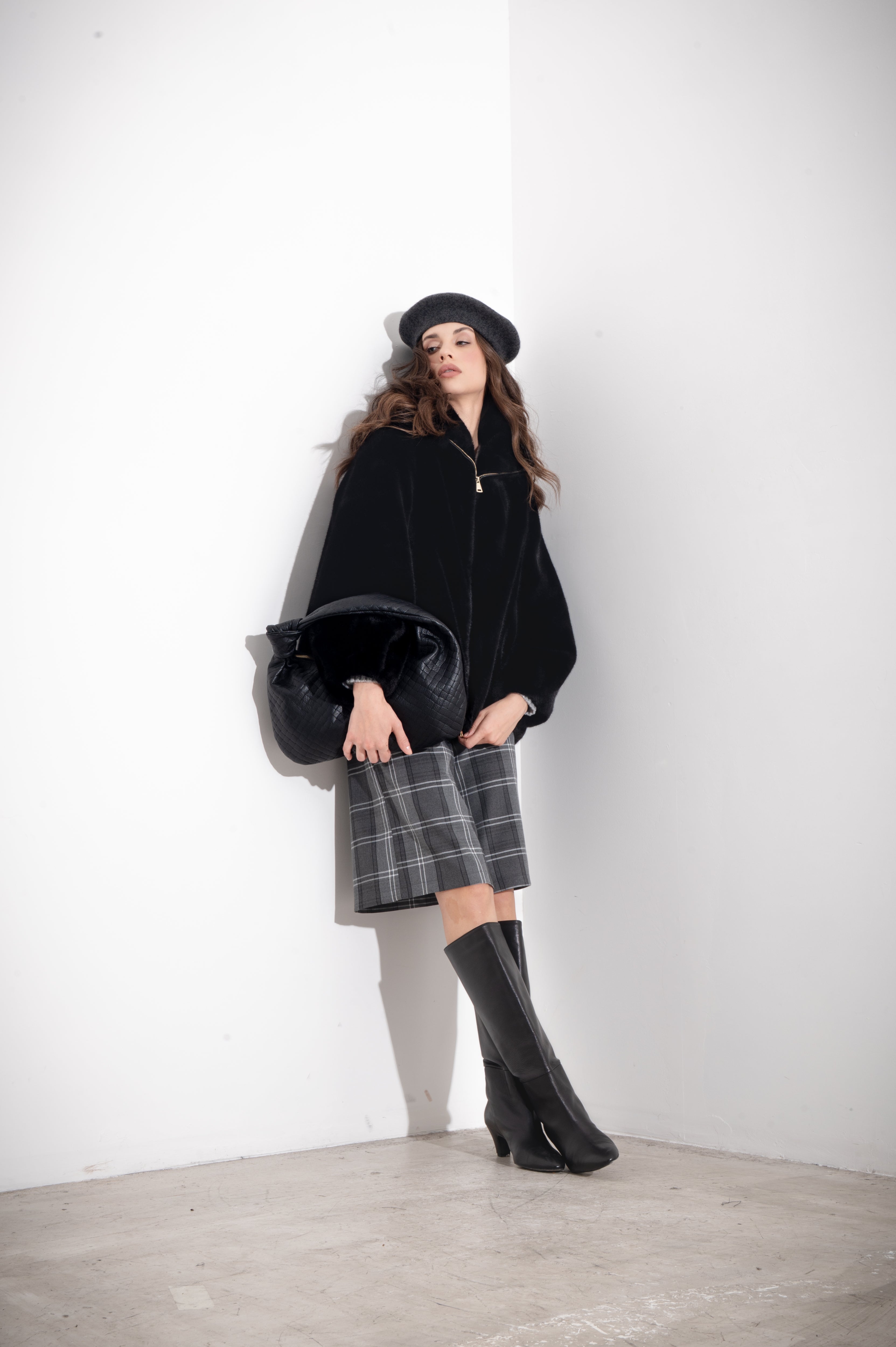 Giacca corta in ecovisone - Compagnia Italiana