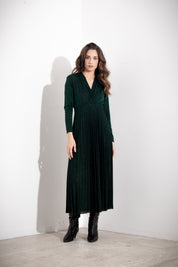 Abito lungo in lurex