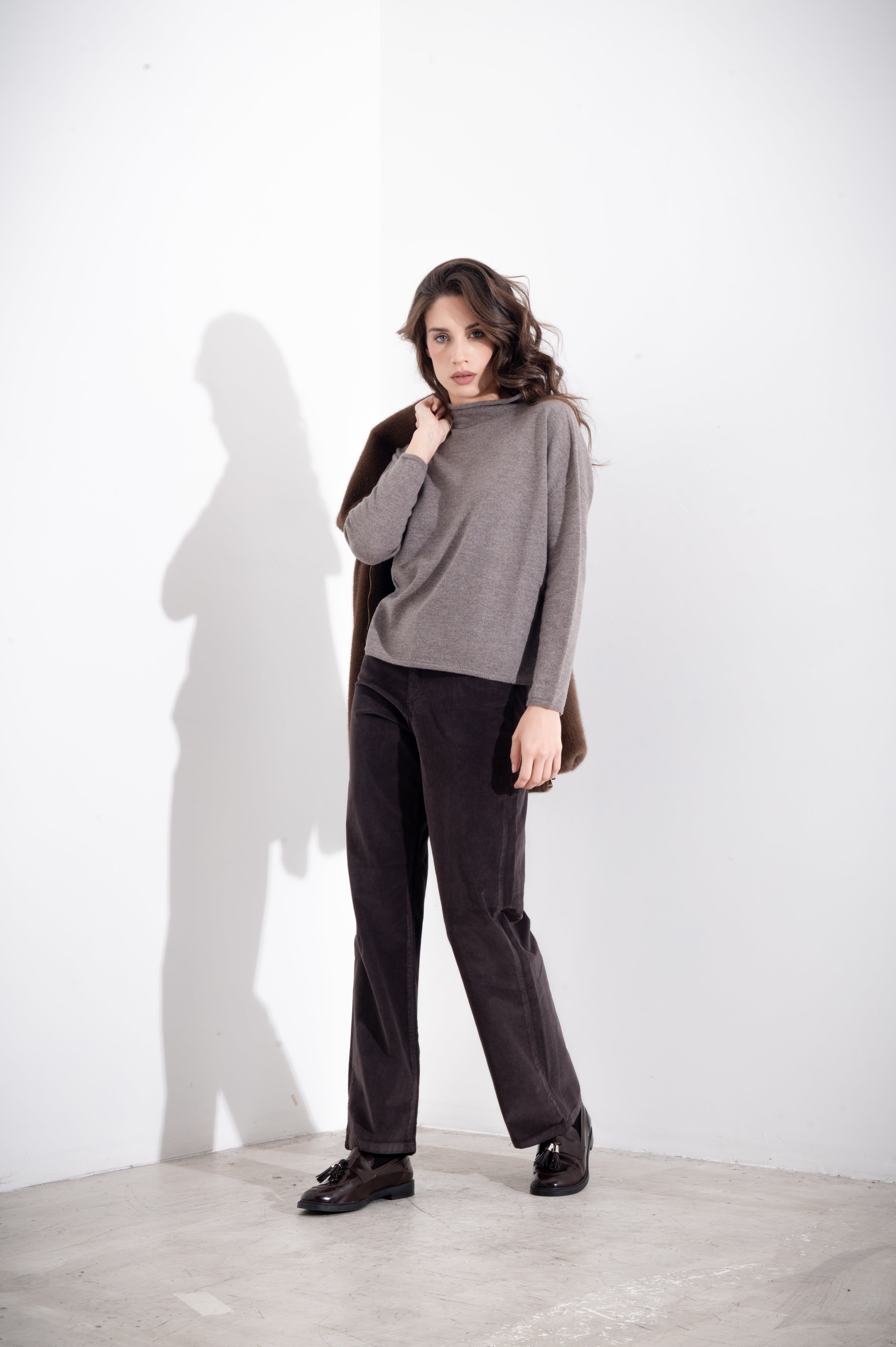 Maglia scollo cratere FRIENDLY SWEATER - Compagnia Italiana