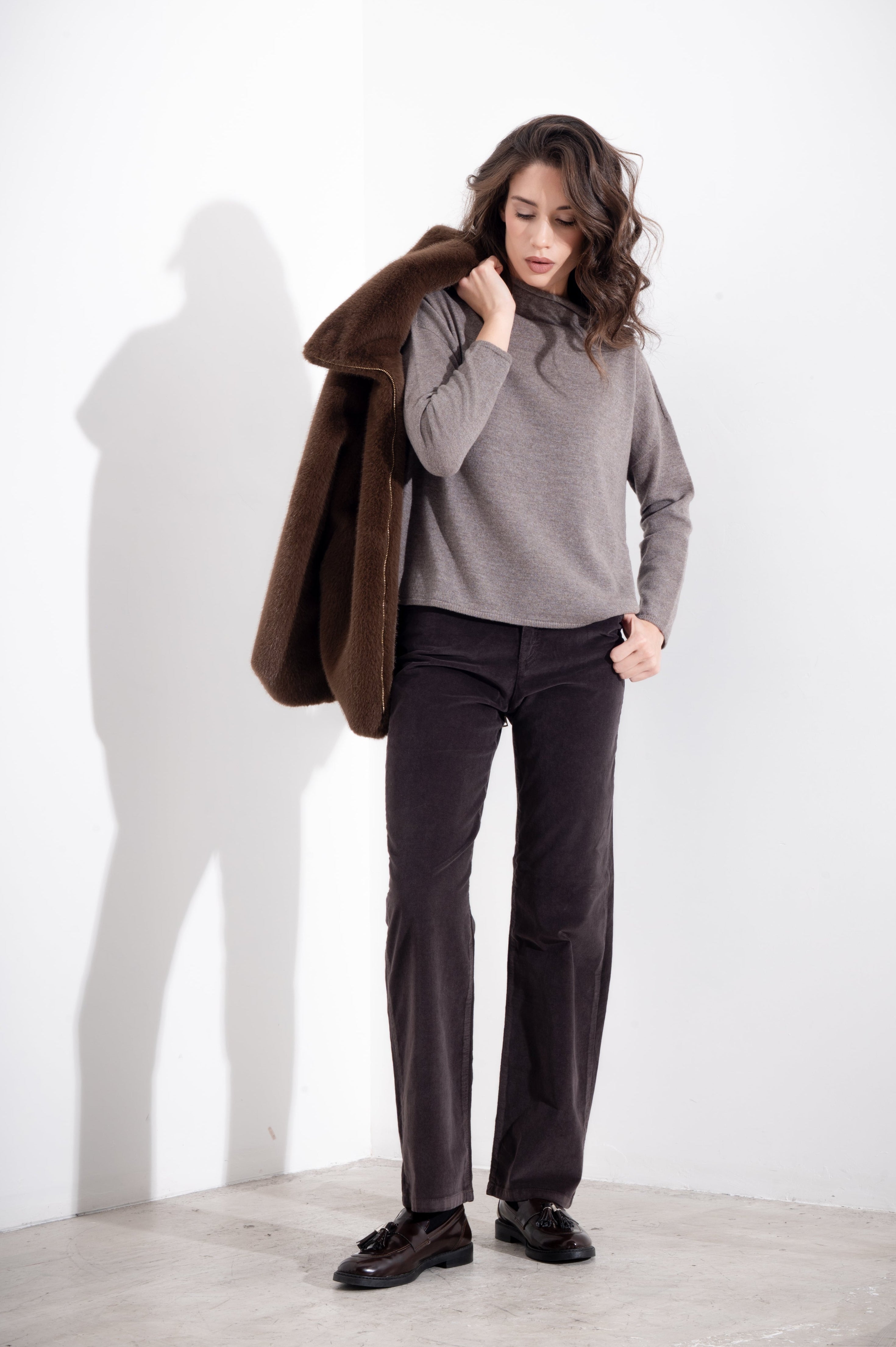 Maglia scollo cratere FRIENDLY SWEATER - Compagnia Italiana