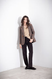 Maglia a costine scollo a V FRIENDLY SWEATER - Compagnia Italiana