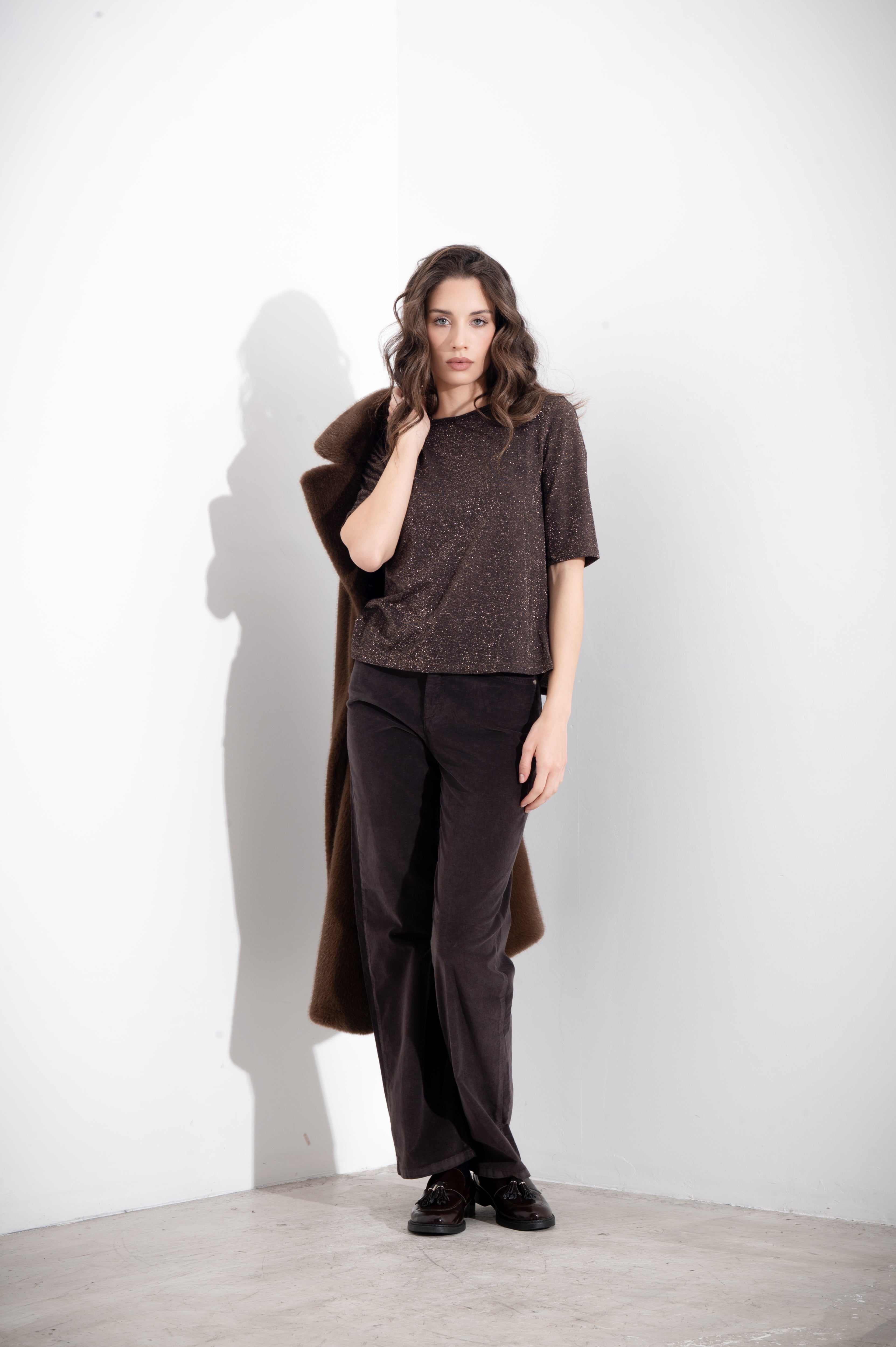 Maglia mezza manica in lurex - Compagnia Italiana