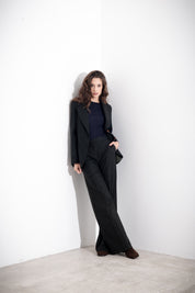 Giacca monopetto in lana seta bottonata - Compagnia Italiana