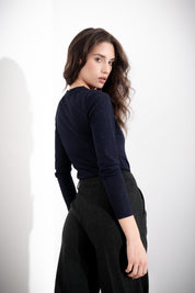 Maglia a costine lurex - Compagnia Italiana