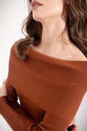 Maglia scollo schiffer a costina - Compagnia Italiana