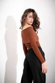 Maglia scollo schiffer a costina - Compagnia Italiana