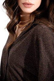 Camicia in rasato lurex - Compagnia Italiana