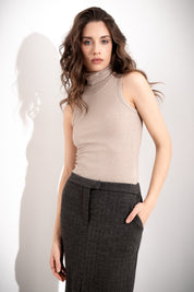 Top smanicato in lurex - Compagnia Italiana