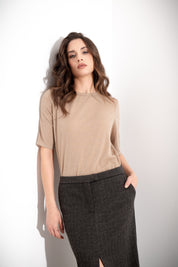 Maglia mezza manica in lurex - Compagnia Italiana