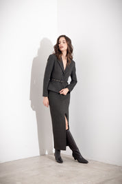 Gonna in punto milano melange