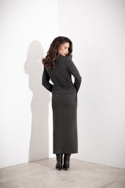 Gonna in punto milano melange