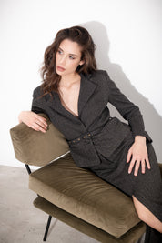 Gonna in punto milano melange