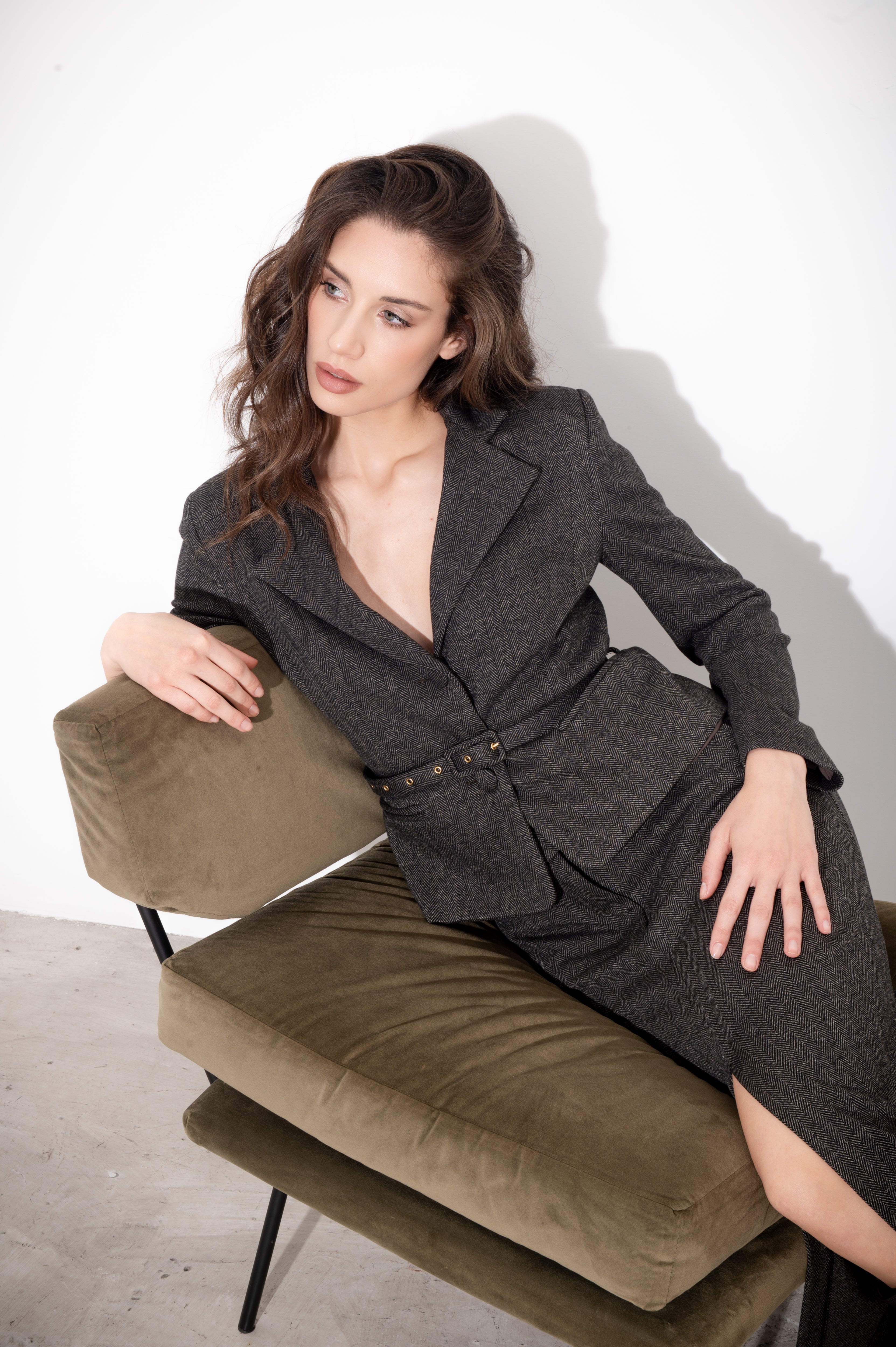 Gonna in punto milano melange