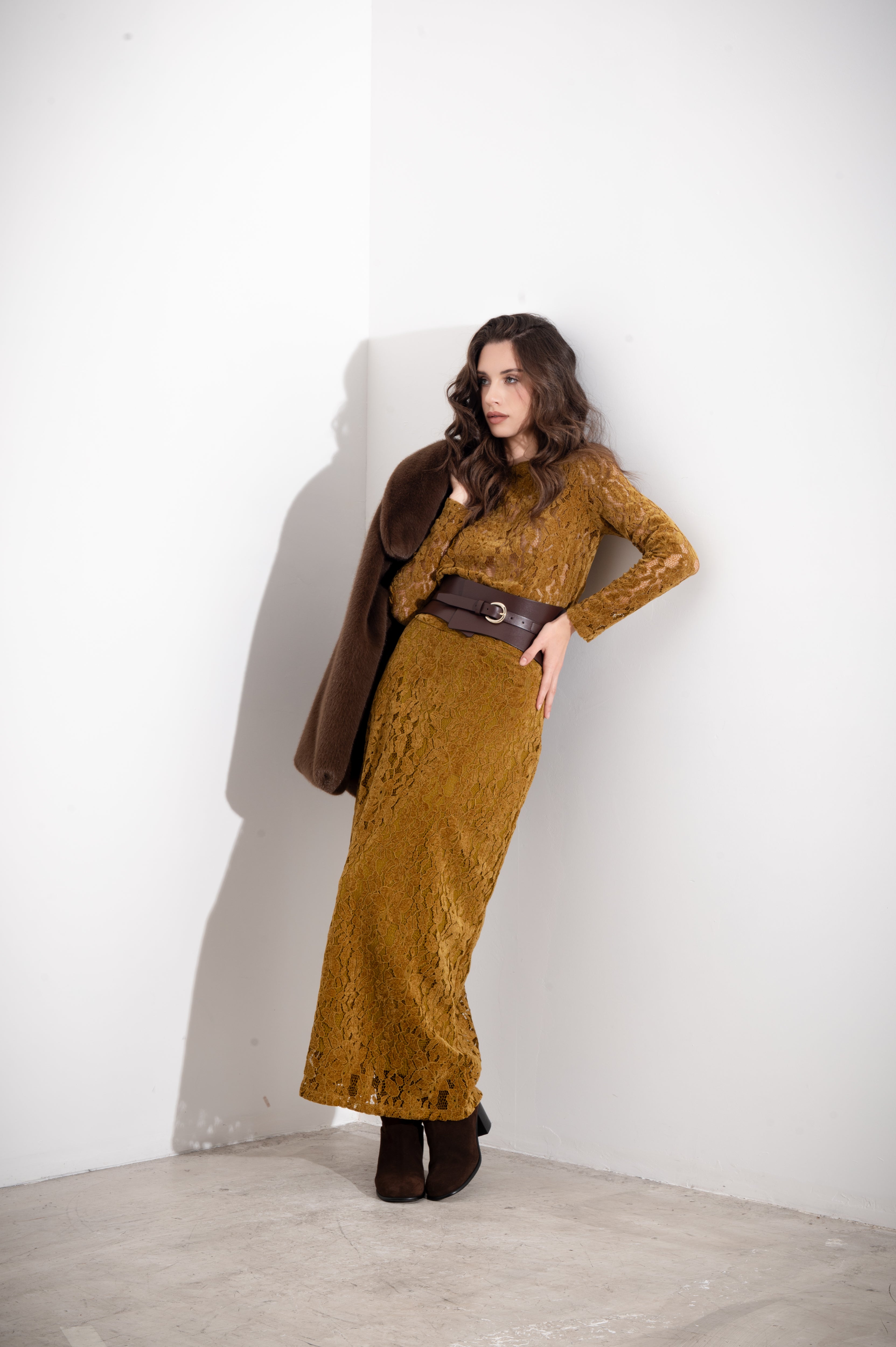 Gonna in pizzo ciniglia - Compagnia Italiana