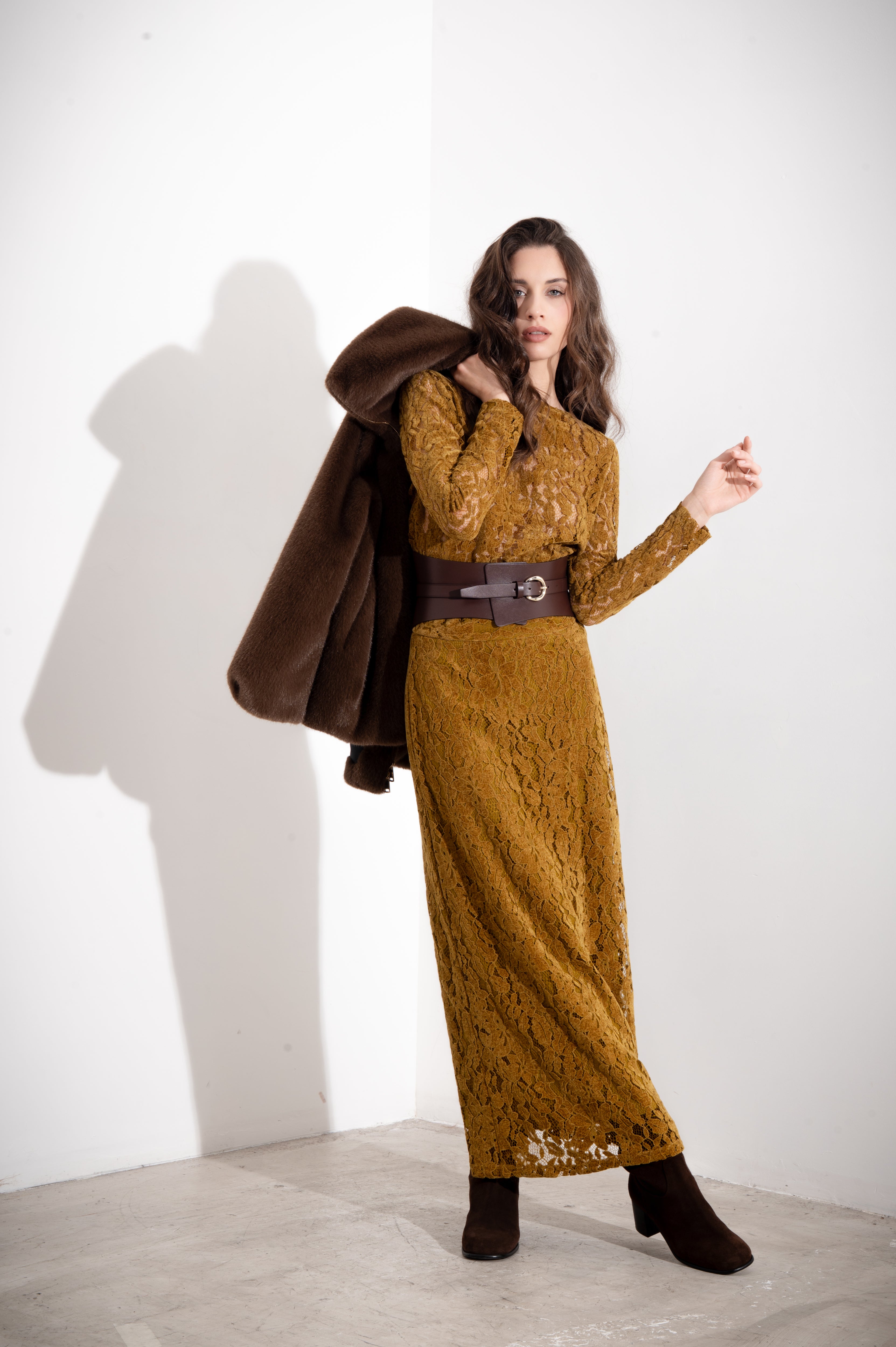 Gonna in pizzo ciniglia - Compagnia Italiana