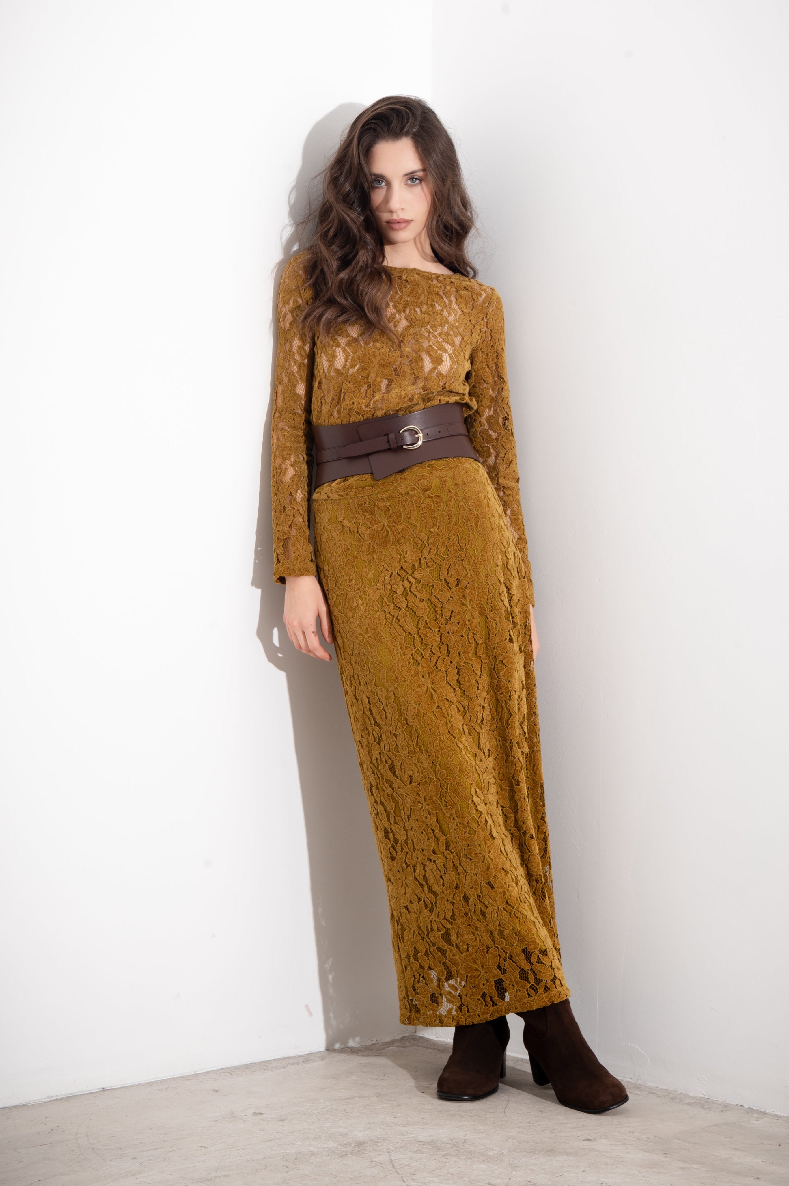 Gonna in pizzo ciniglia - Compagnia Italiana