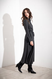 Abito chemisier in viscosa