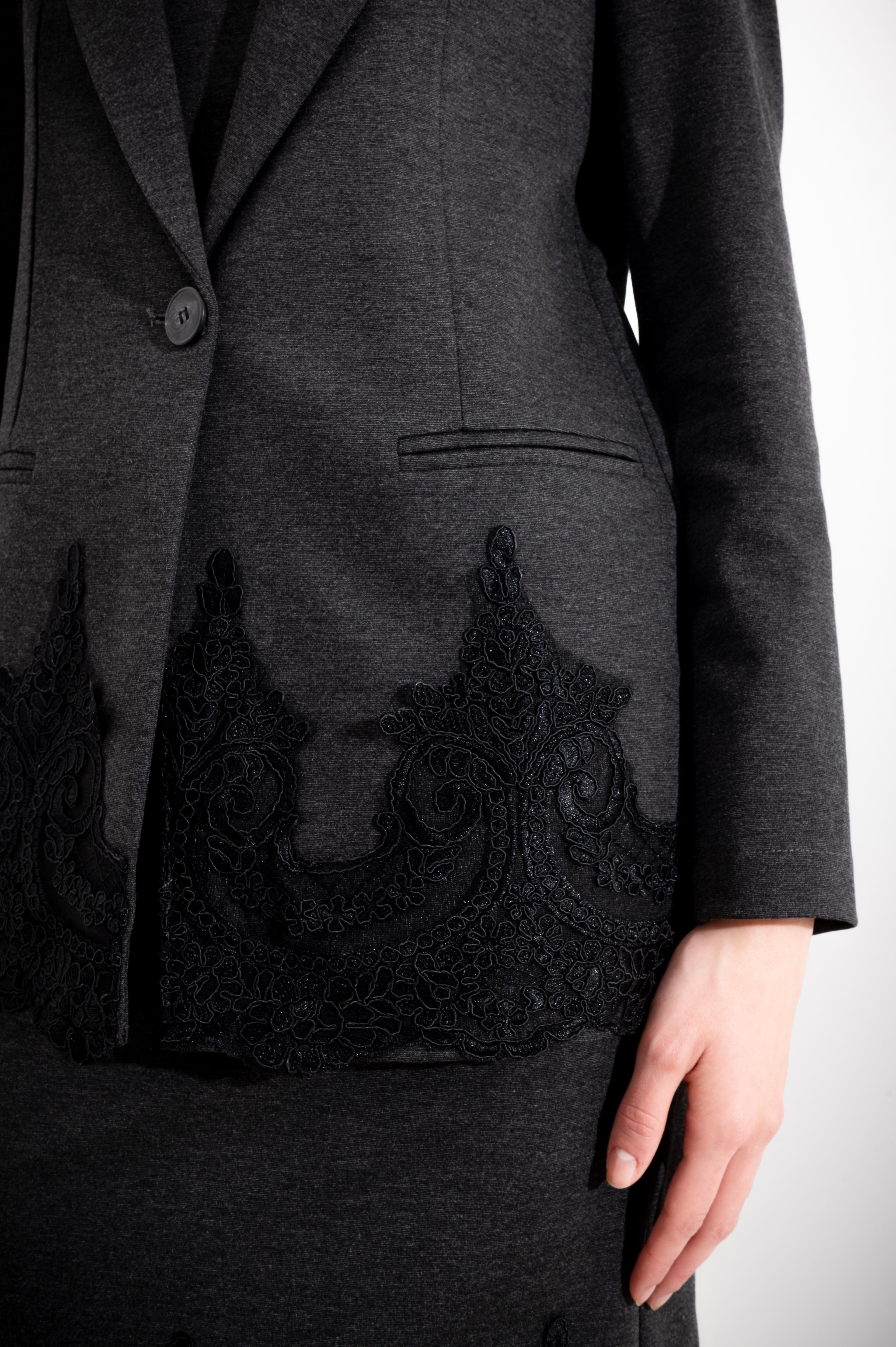 Giacca strutturata con pizzo - Compagnia Italiana