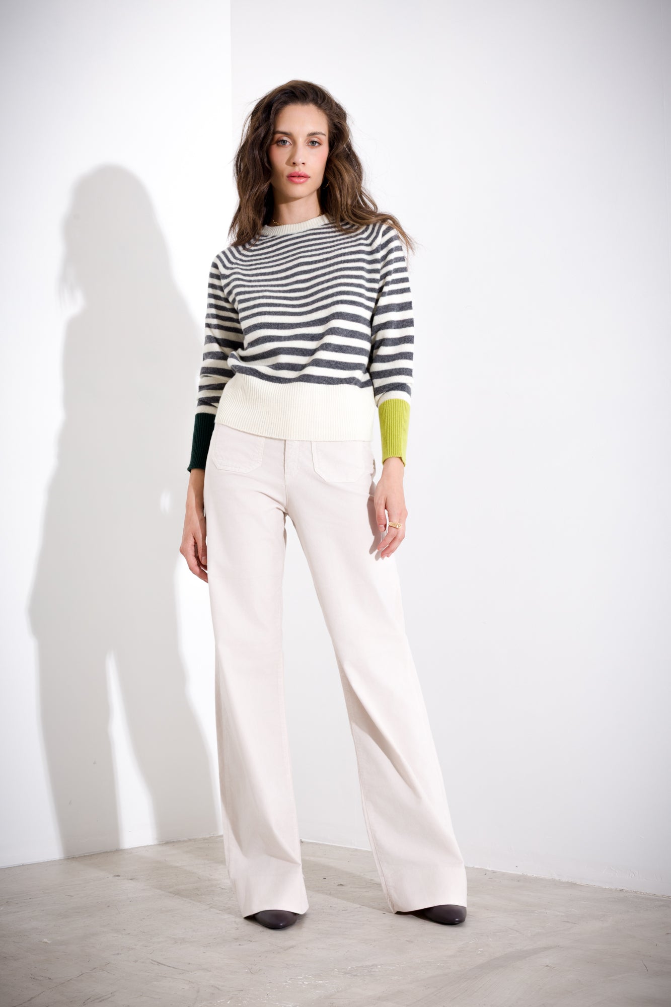 Striped wool sweater