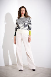 Striped wool sweater
