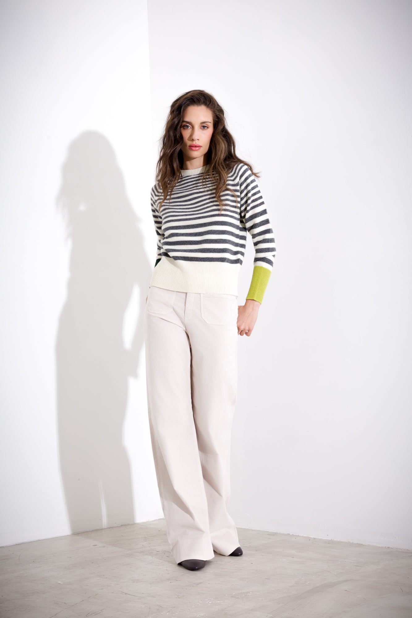 Striped wool sweater