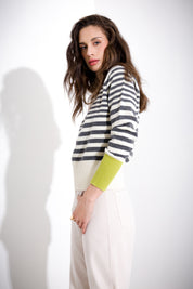 Striped wool sweater