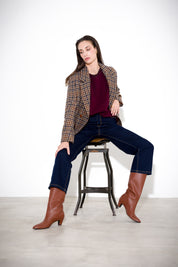 Pantalone in denim wide leg
