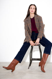 Pantalone in denim wide leg