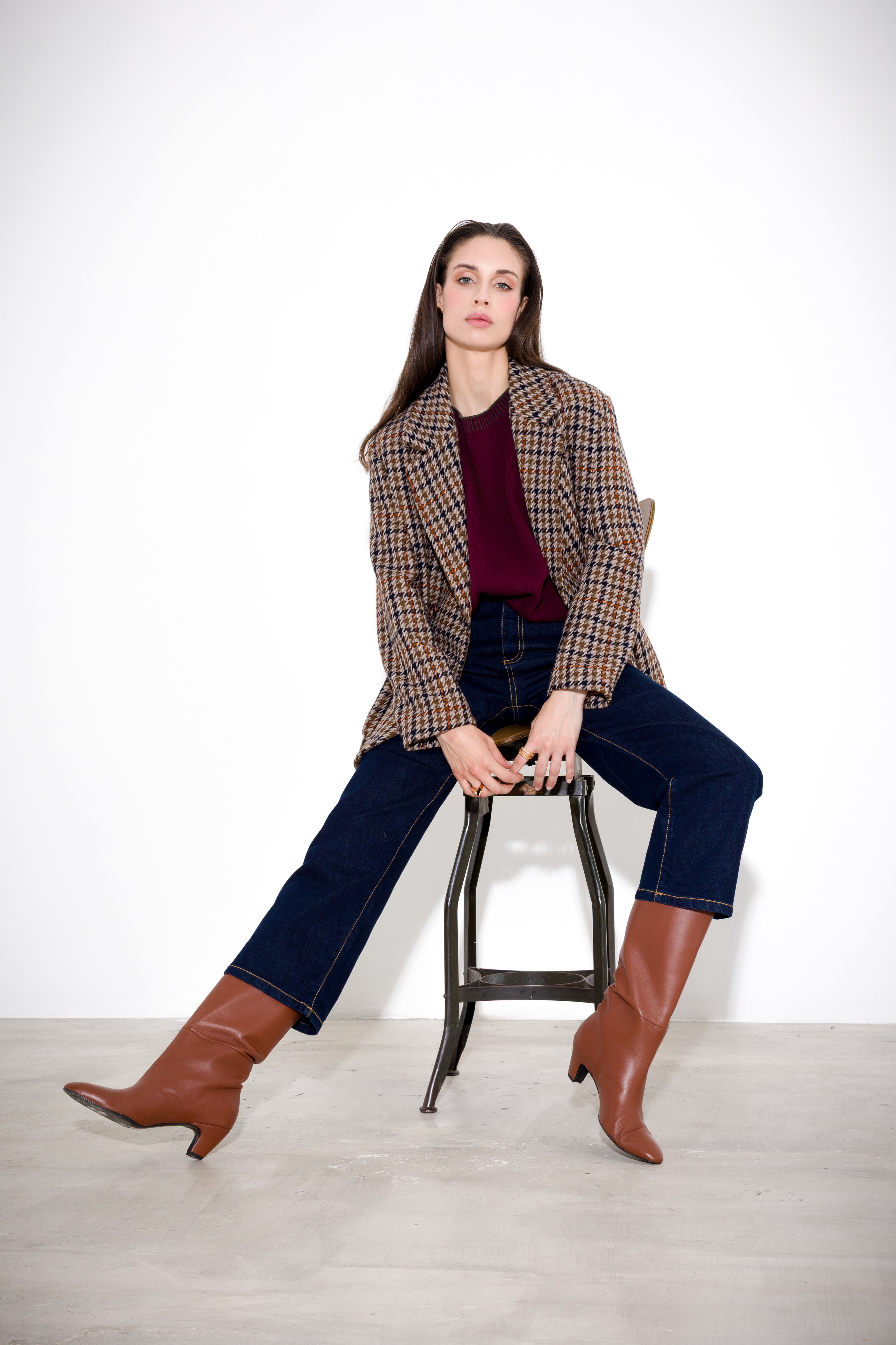 Houndstooth jacket