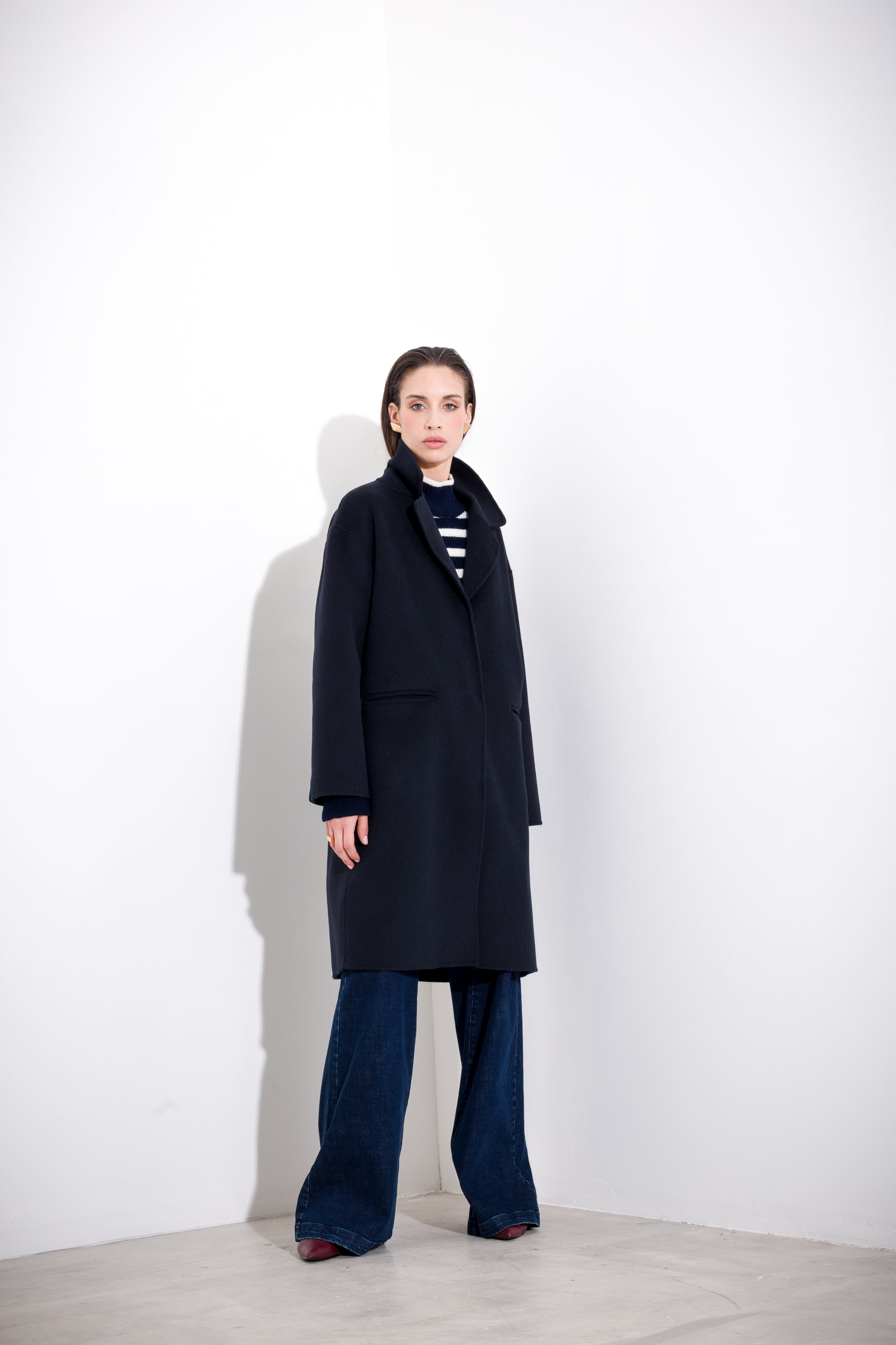 Cappotto in lana double