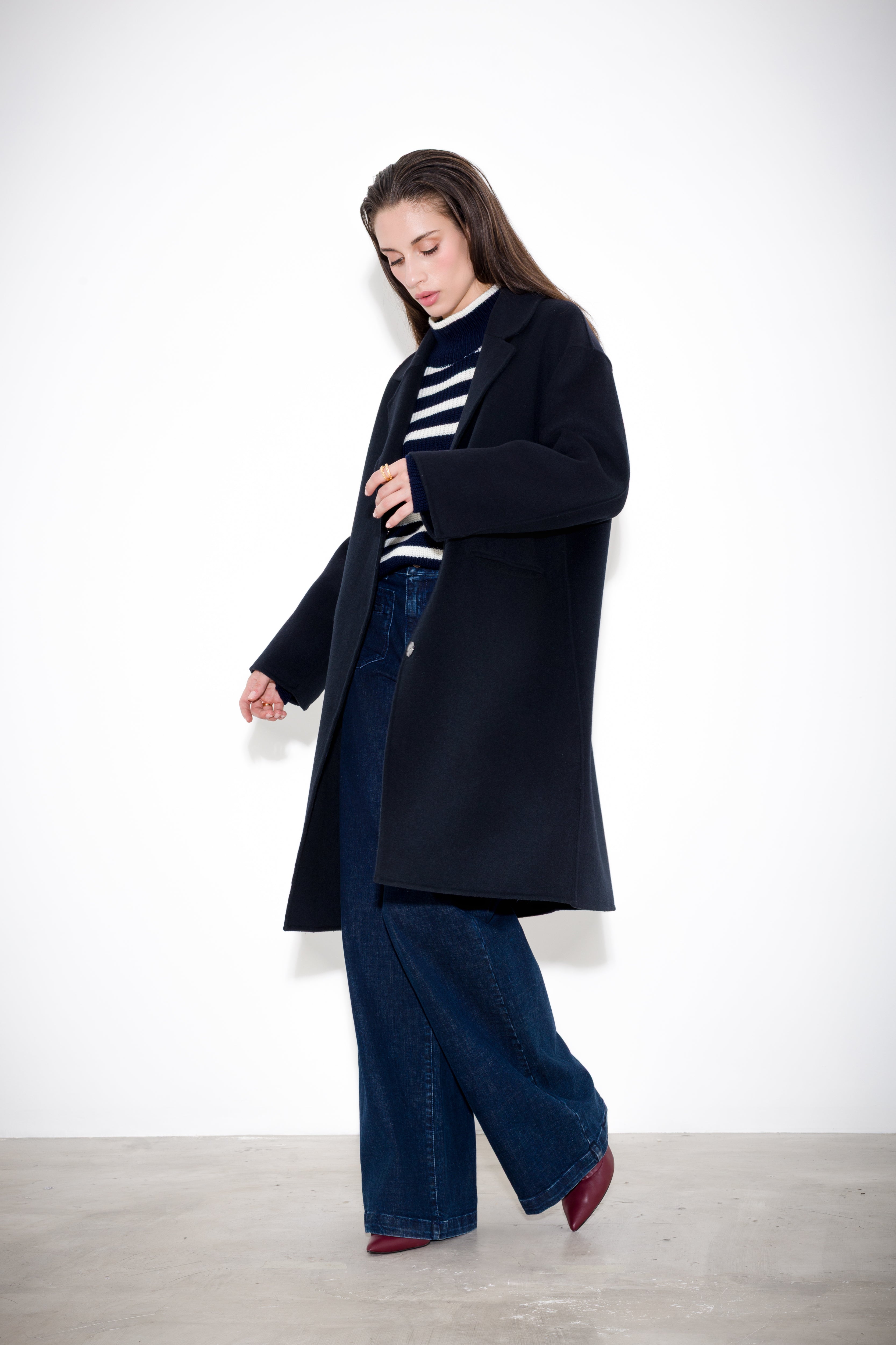 Cappotto in lana double