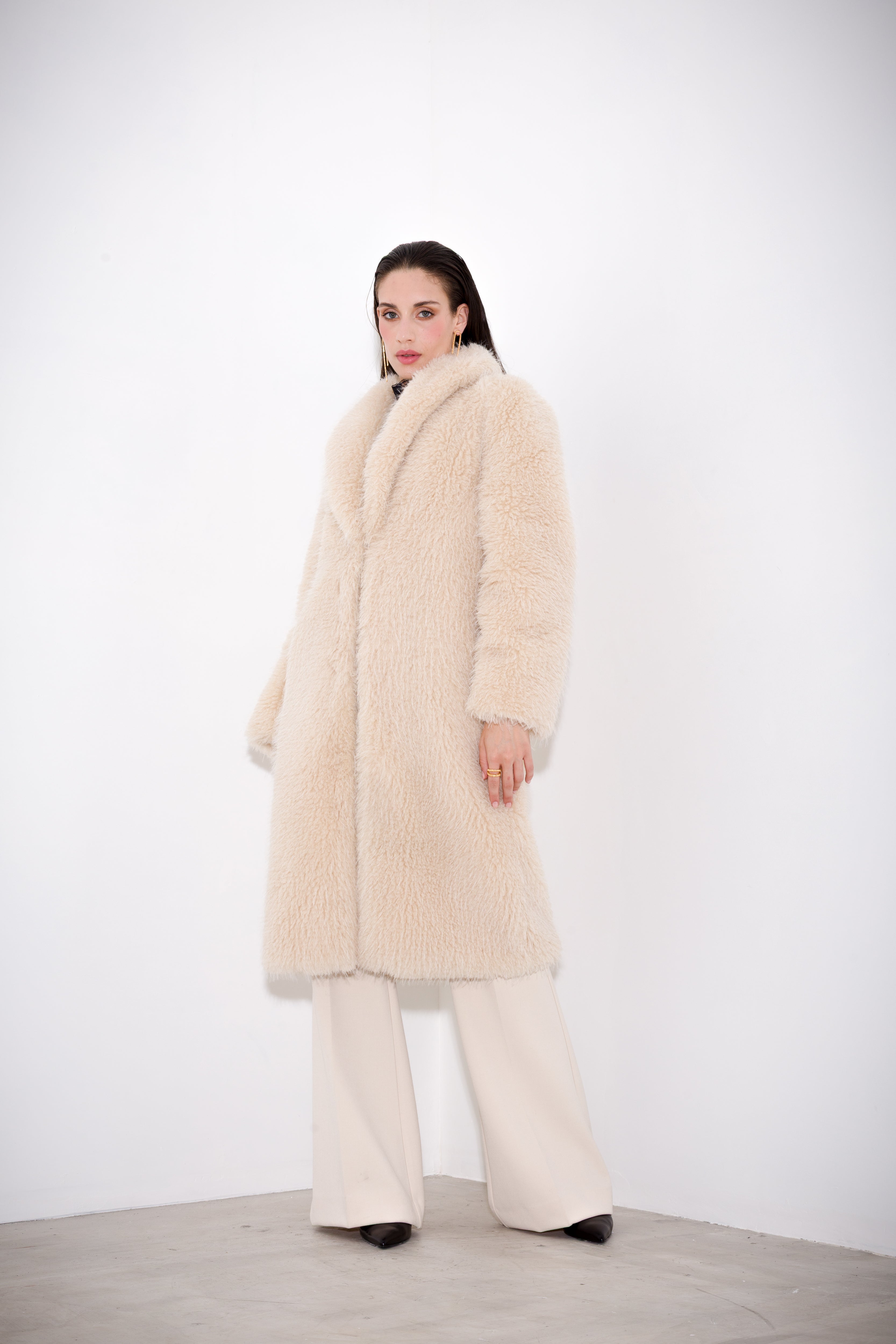 Ecopelliccia lunga alpaca