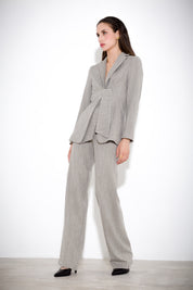 Pantaloni dritti in resca